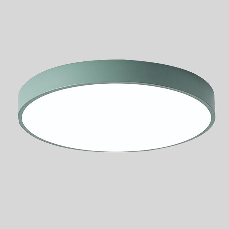 Aelora | Nordisk Træ Cirkulær Loftlampe med Varm Glød