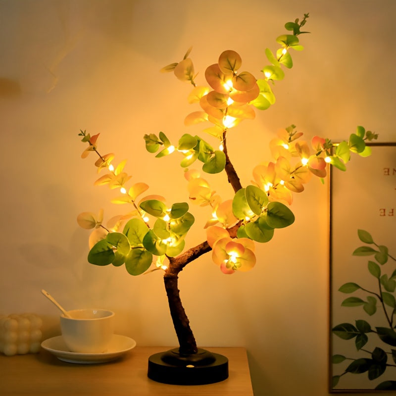 Sereen Eucalyptus Trælampe - For Beroligende Belysning og Naturlig Æstetik