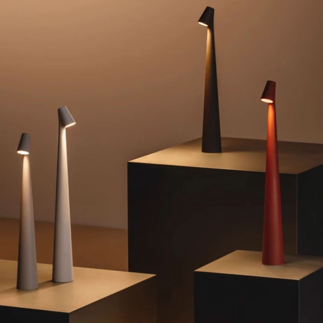 Nordisk Minimalistisk Design Stemningslys | Trådløs | LED | Læselampe | Bordlampe