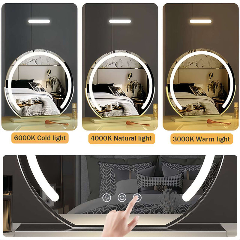 Luminara Dimmable LED Spejl Med Touch Aktivering Til Makeup