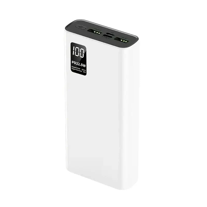 Kraftfuld Power Bank med Hurtig Opladning og Digital Batteri Display
