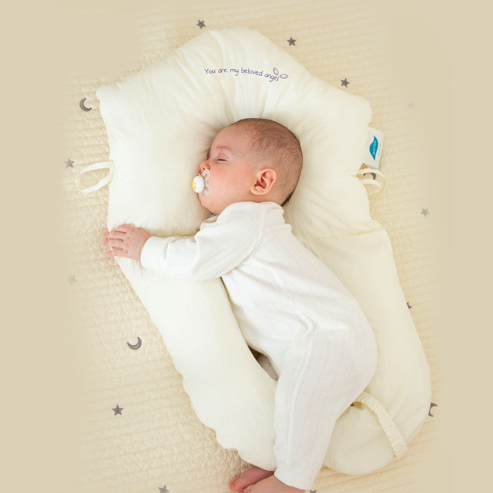 Ergonomisk Baby Krammepude – Antibakteriel Sovepude til Sikker Baby Søvn