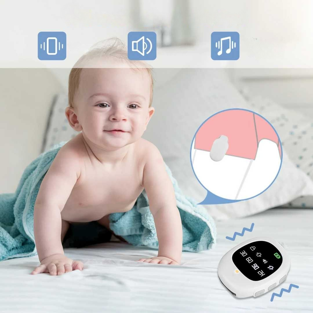 Trådløs Clip-On Tisse Sensor Med Vibrationsvækning Til Børns Nattetissel