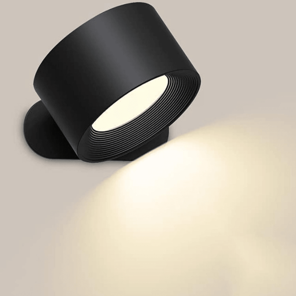 Trådløs Væglampe – 360° Justerbar og Genopladelig LED-belysning (USB)