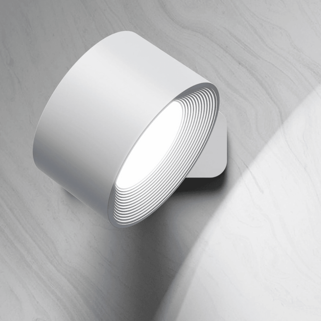 Trådløs Væglampe – 360° Justerbar og Genopladelig LED-belysning (USB)