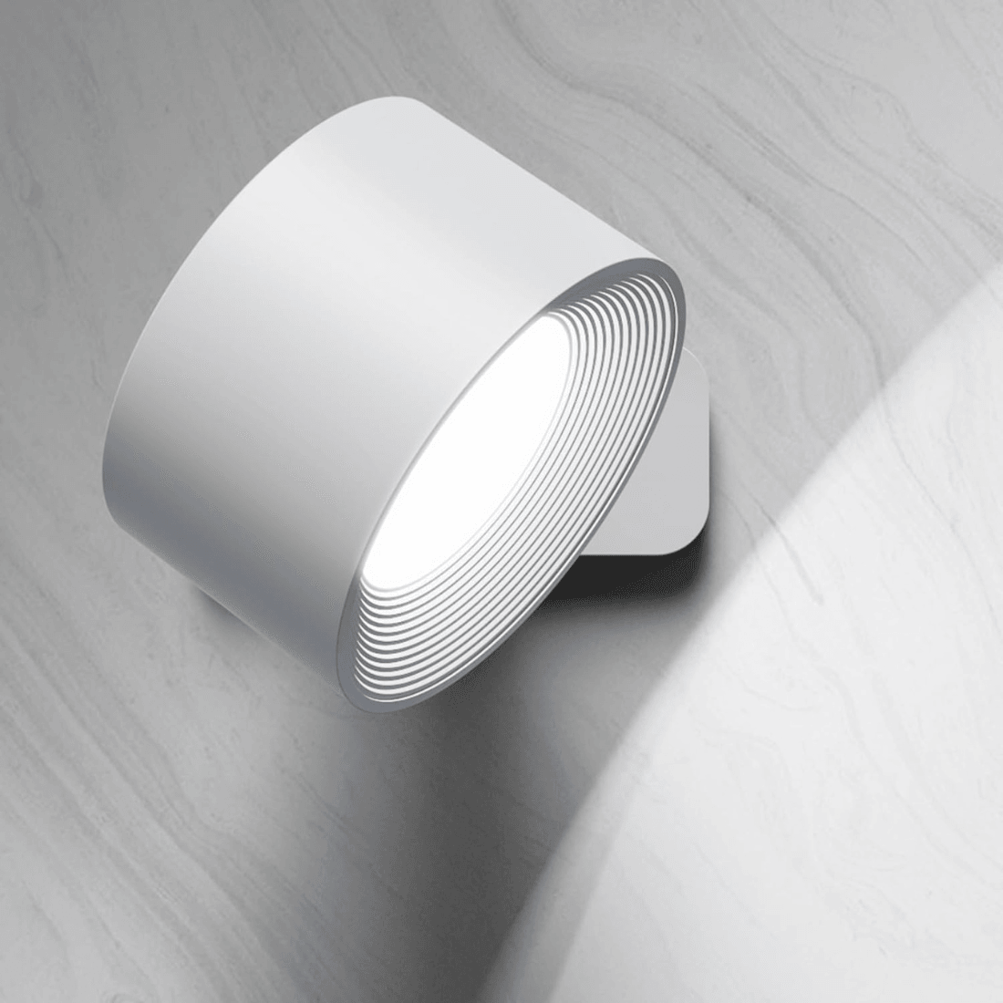 Trådløs Væglampe – 360° Justerbar og Genopladelig LED-belysning (USB)