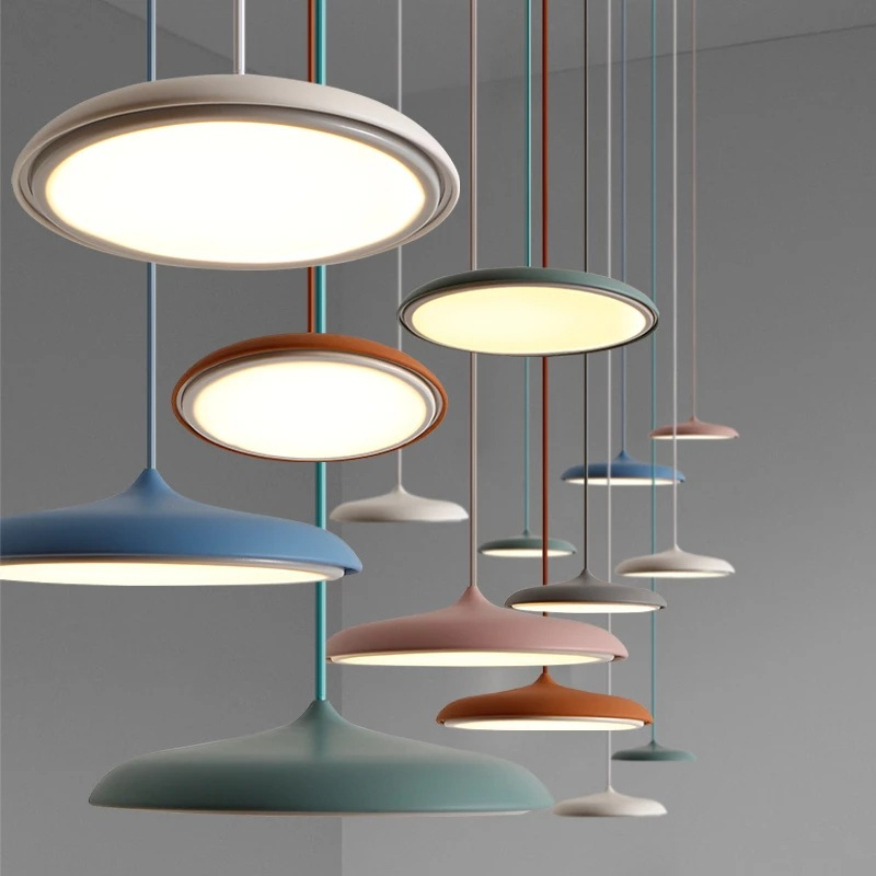Norden Pendel Lys Disc LED Til Minimalistisk Skandinavisk Design