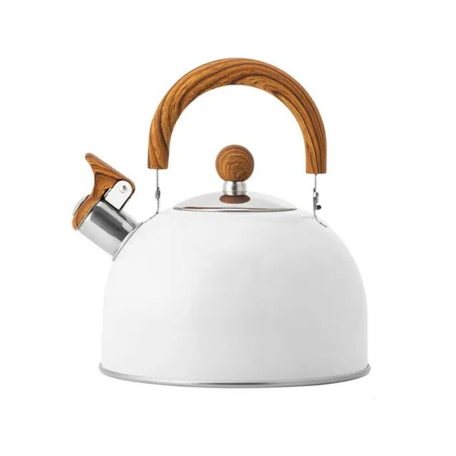 Justerbar Rustfrit Stål Kedel | Med Pipetone | 2,5L/3L