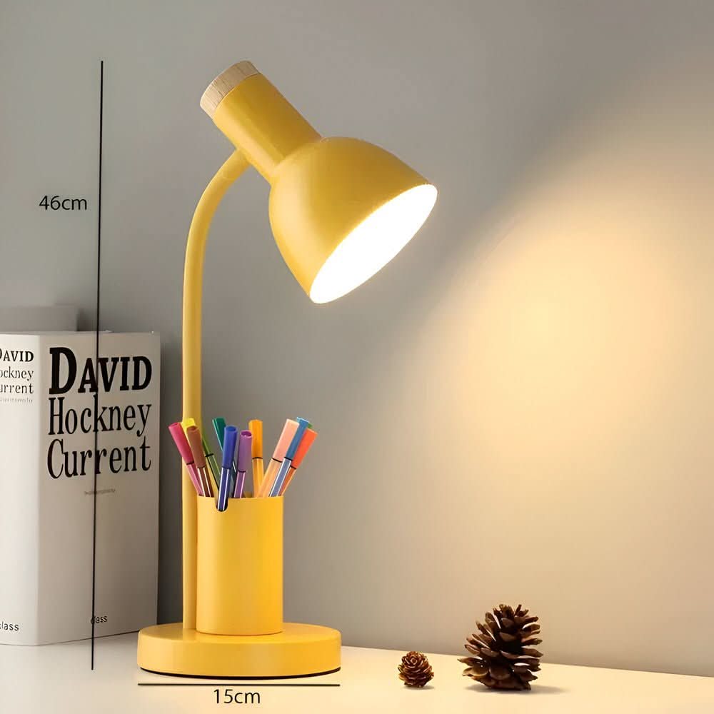 Strahlwächter – LED skrivebordslampe med penneholder til orden & stil