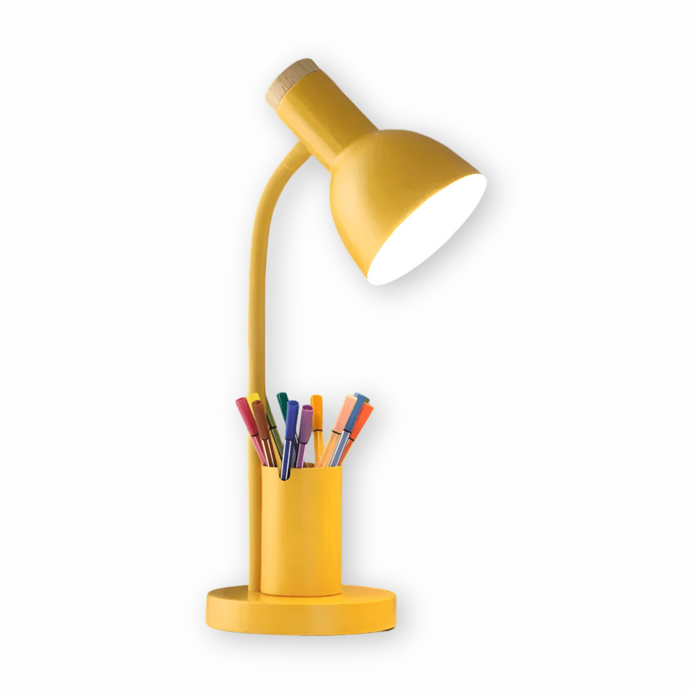 Strahlwächter – LED skrivebordslampe med penneholder til orden & stil