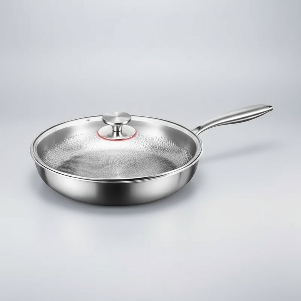 Titanhamret non-stick stegepande til induktionskogeplader og hverdagsmadlavning