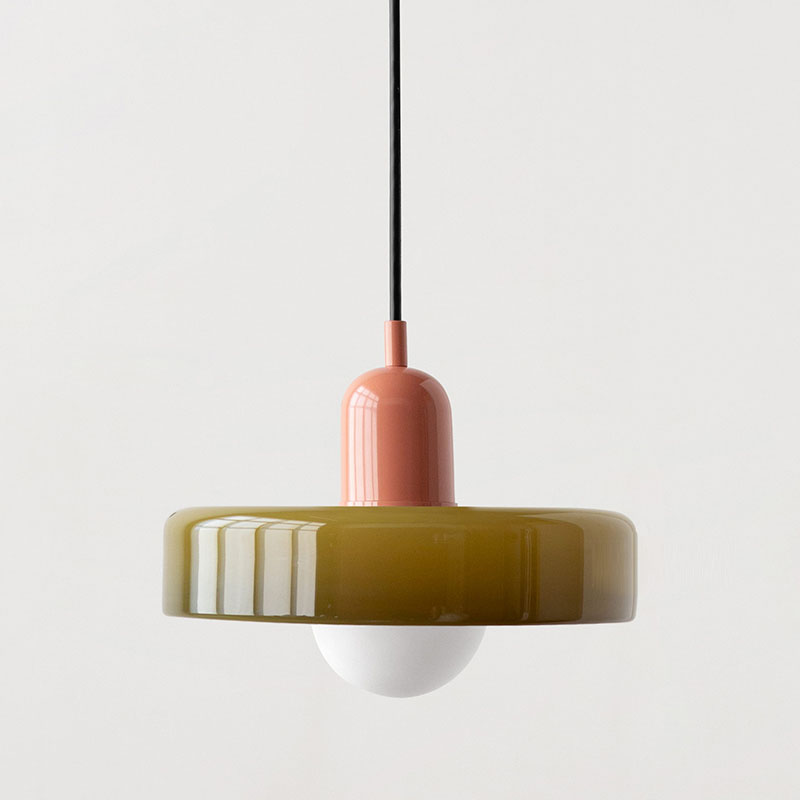Liora Bauhaus Glas Pendelampe med Højdejustering