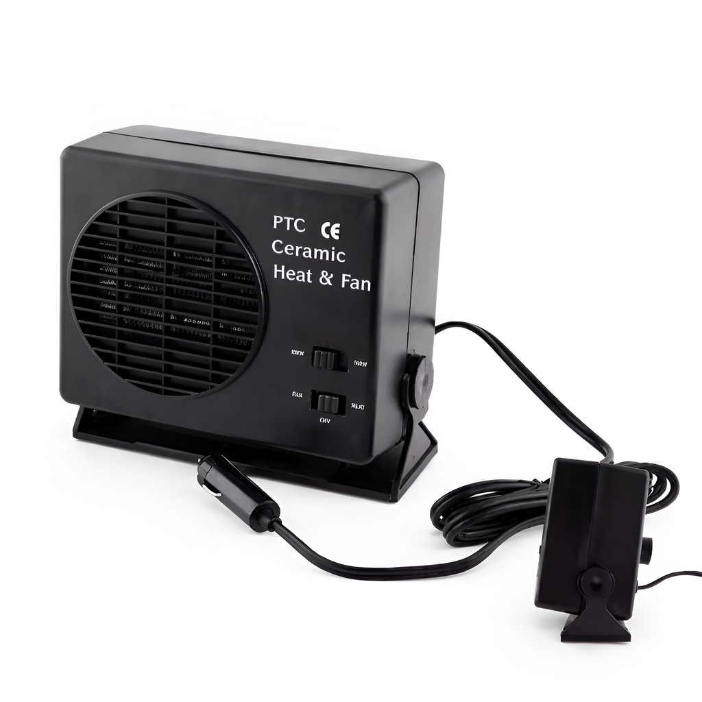 Therion - 12V Bærbar Bilvarmer Ventilator