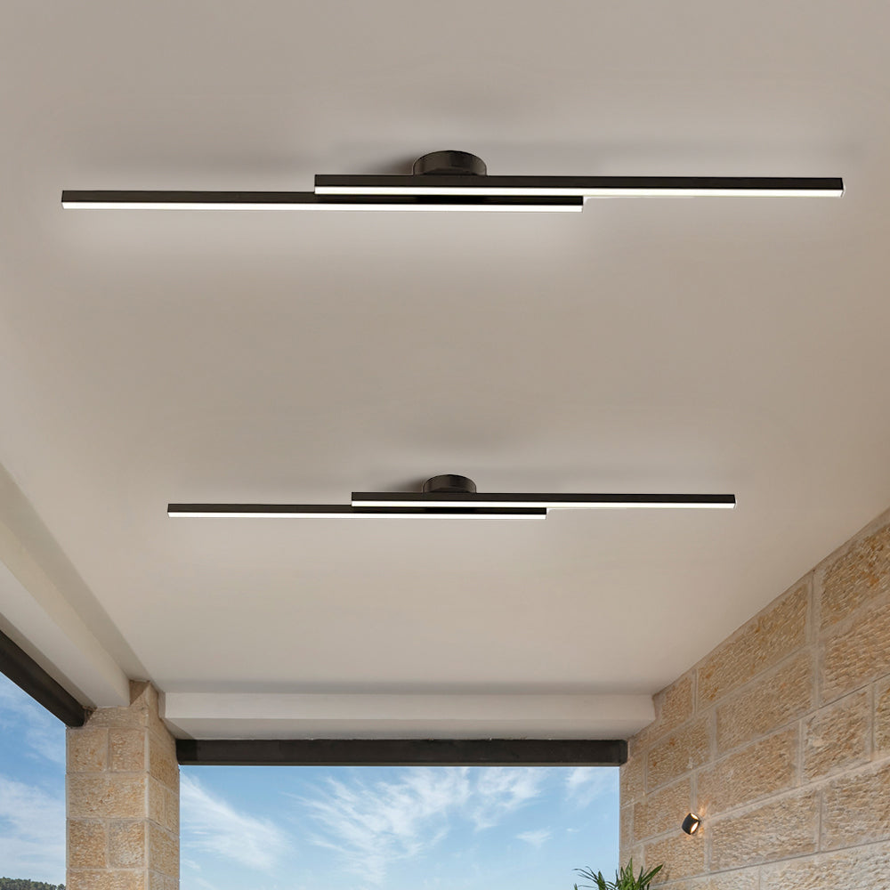 Minimalistisk Aluminium LED Loftlampe Fra LumenVale Til Stuer Design