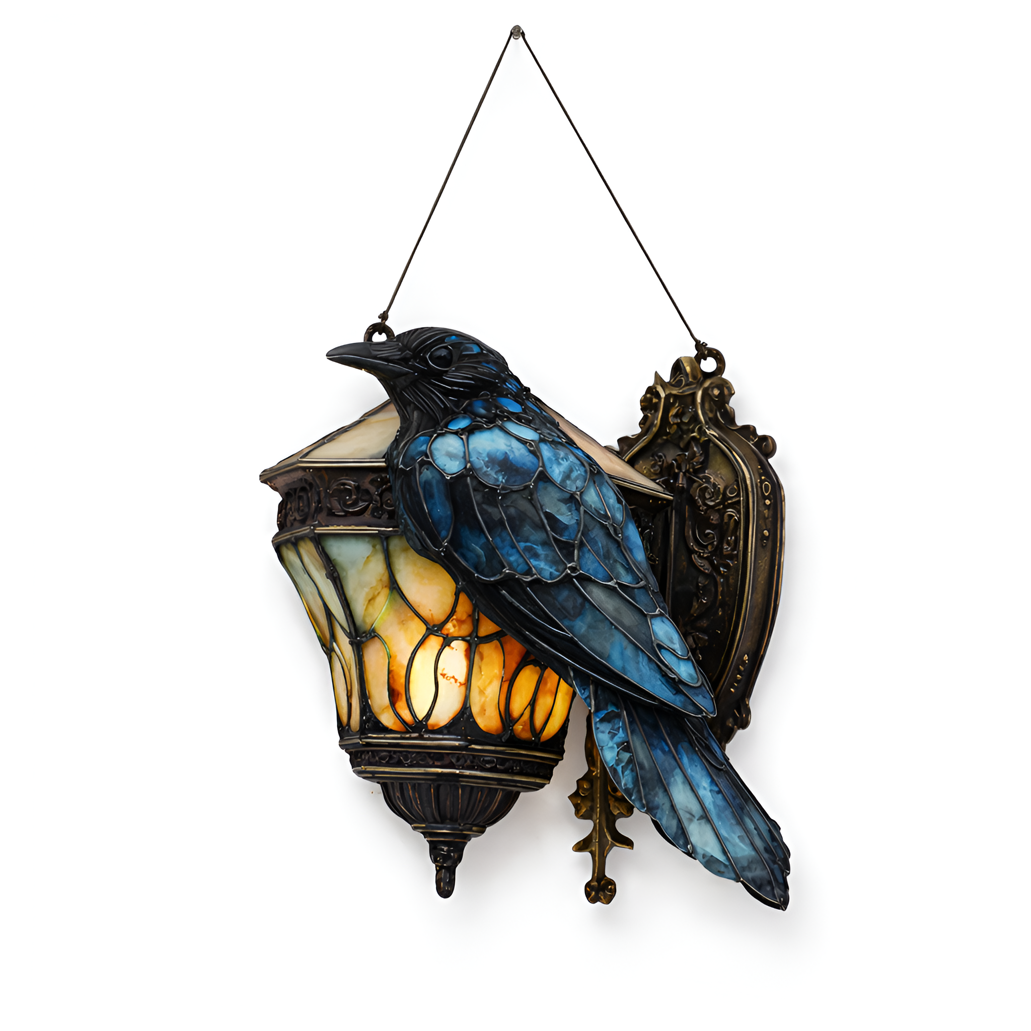 Xavian - Akryl Ravne & Lanterne Halloween Vinduesophæng