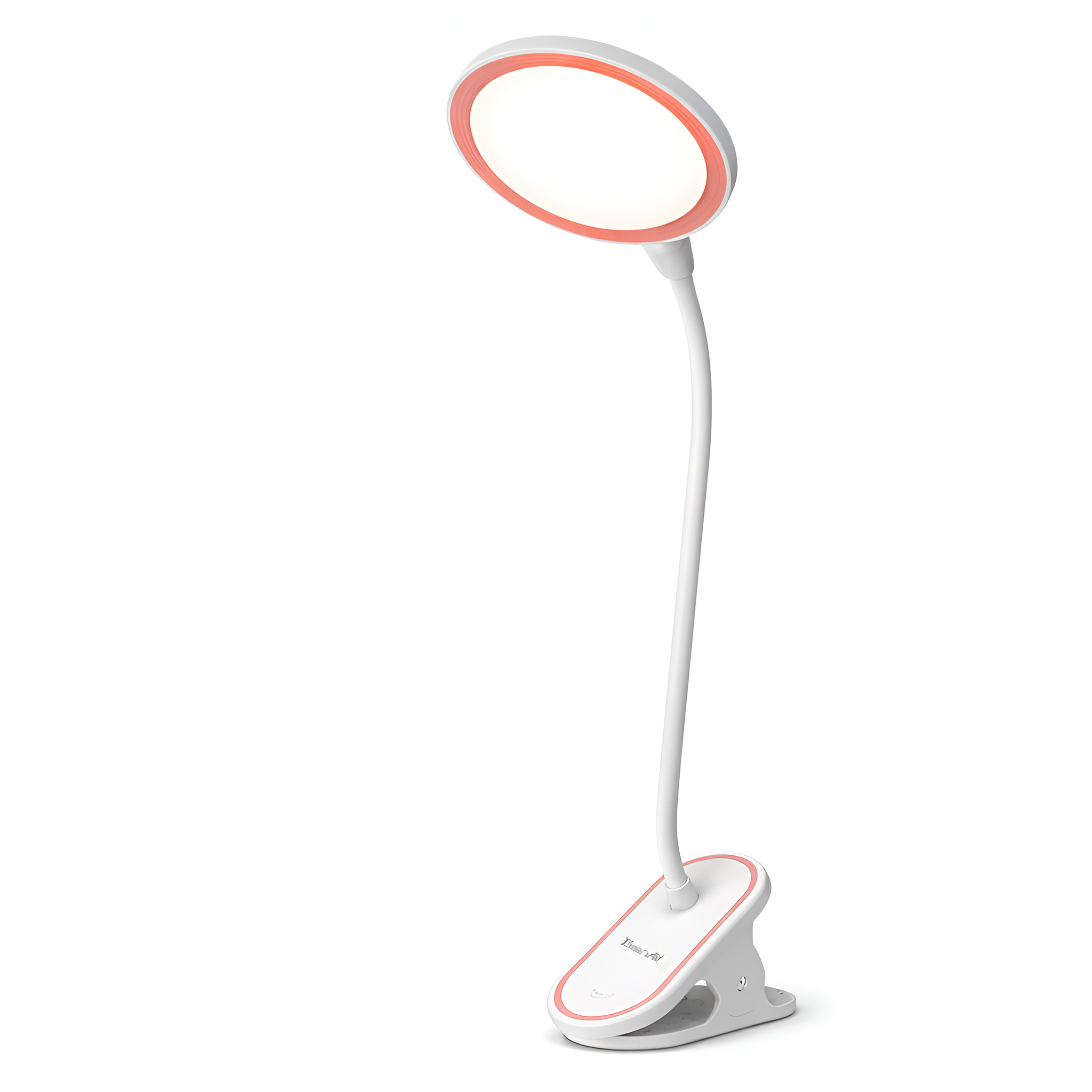 Zephiel - USB Genopladelig Bordlampe med Klemme og Touch Dæmpning