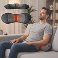 Rygsmerter Massagestol med Varme & Vibration, Rygstøtte til Lindring af Iskias, Lumbal Smerte & Holdningskorrektion – 3-i-1 Hjemmebehandling