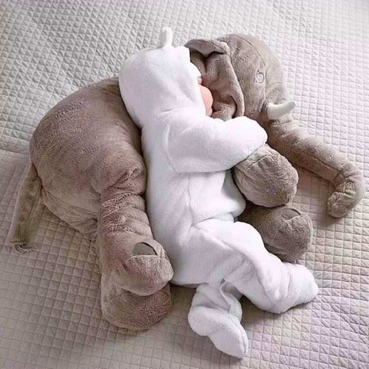 Elefant Kramme Baby Pude – Blød, Krammevenlig og Behagelig