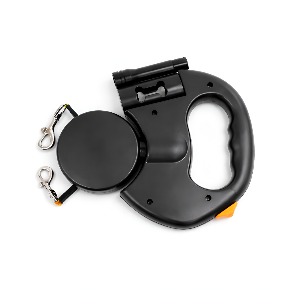Vandor - Dobbelt Hundesnor Retractable til To Hunde