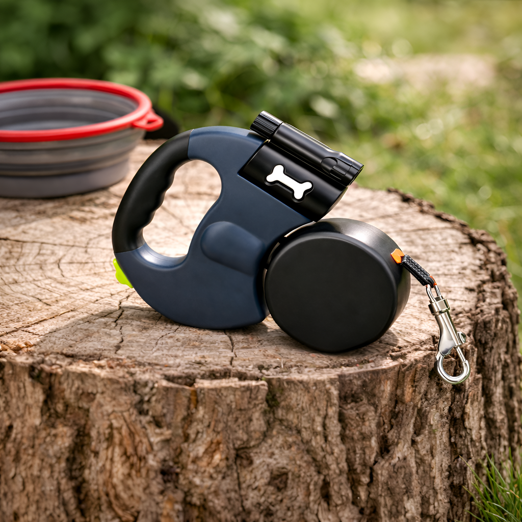 Vandor - Dobbelt Hundesnor Retractable til To Hunde