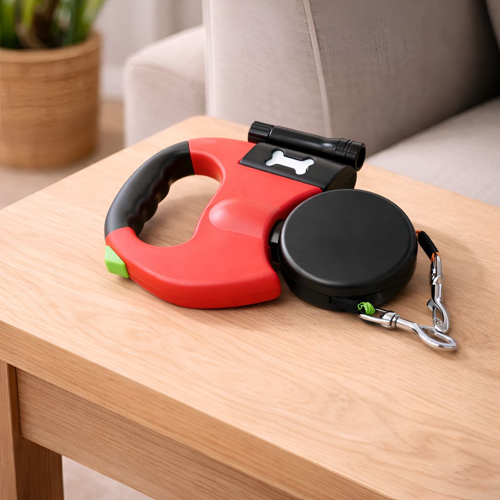 Vandor - Dobbelt Hundesnor Retractable til To Hunde