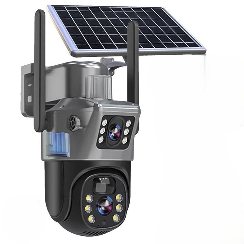 DualSchutz Solar 4K – Trådløst overvågningskamera med solpanel og 360° applikationskontrol