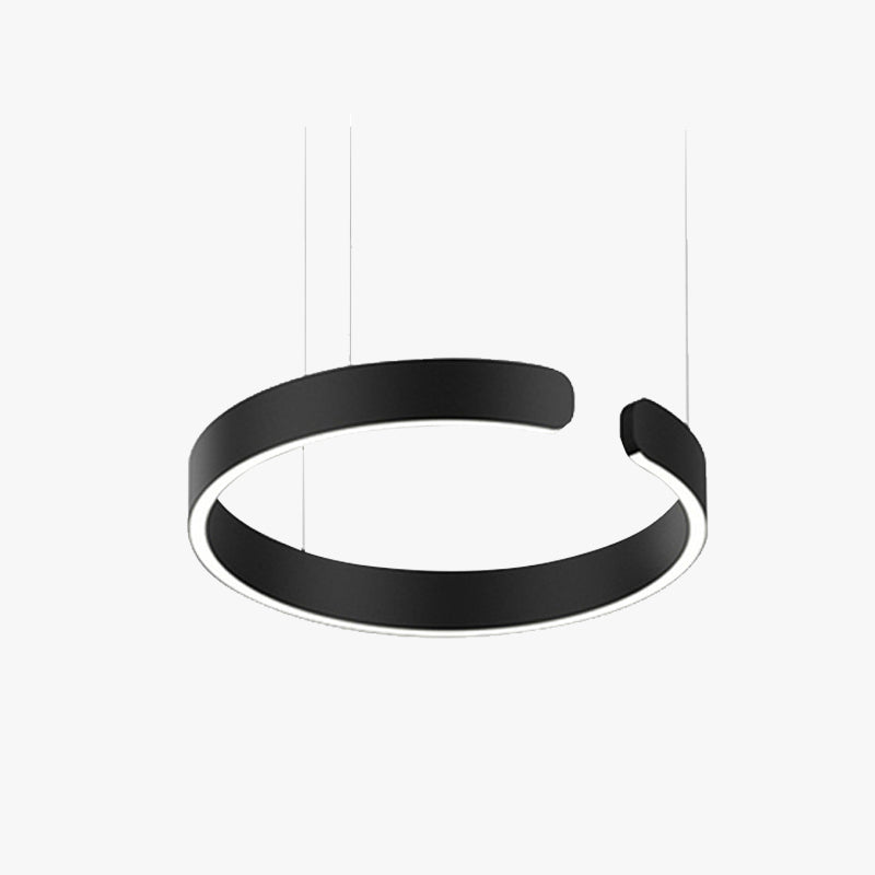 Lumera Dual-Ring LED Pendelampe — Slank Flydende Silhuet | Orntli