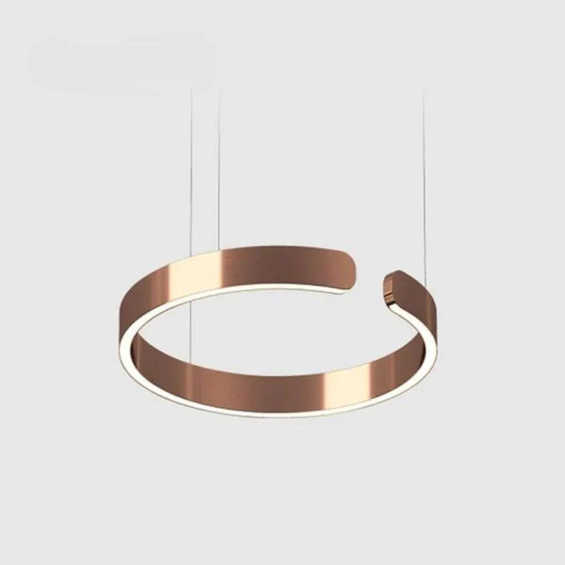 Lumera Dual-Ring LED Pendelampe — Slank Flydende Silhuet | Orntli