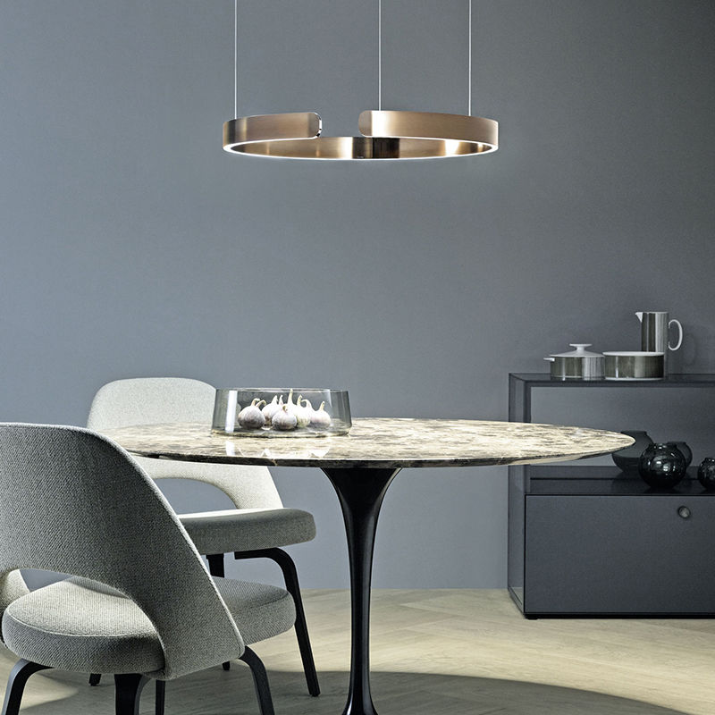Lumera Dual-Ring LED Pendelampe — Slank Flydende Silhuet | Orntli