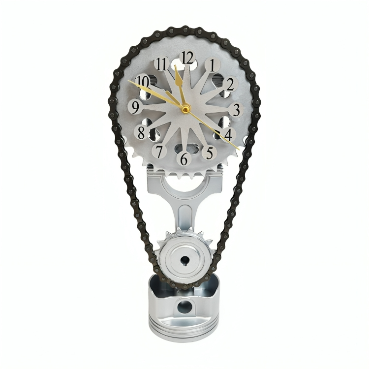 TimeForge™ | Drejende Metal Tandskive Ur