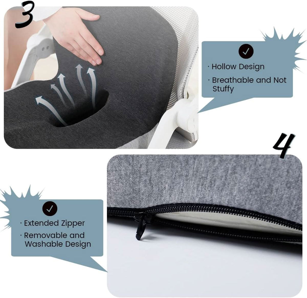 ERGOREST – Ergonomisk lændestøttepude til kontorstole & biler
