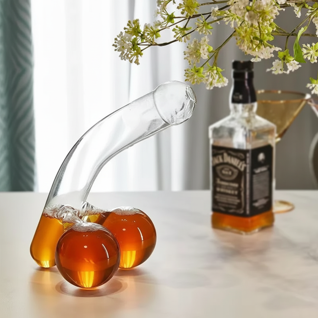 Glasdekanter | Elegant Design og 650 ml Kapacitet | Klar