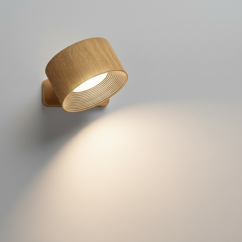Trådløs Væglampe – 360° Justerbar og Genopladelig LED-belysning (USB)