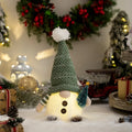 Jule nisse dekoration | LED natlys | Varm glød ferie ornament