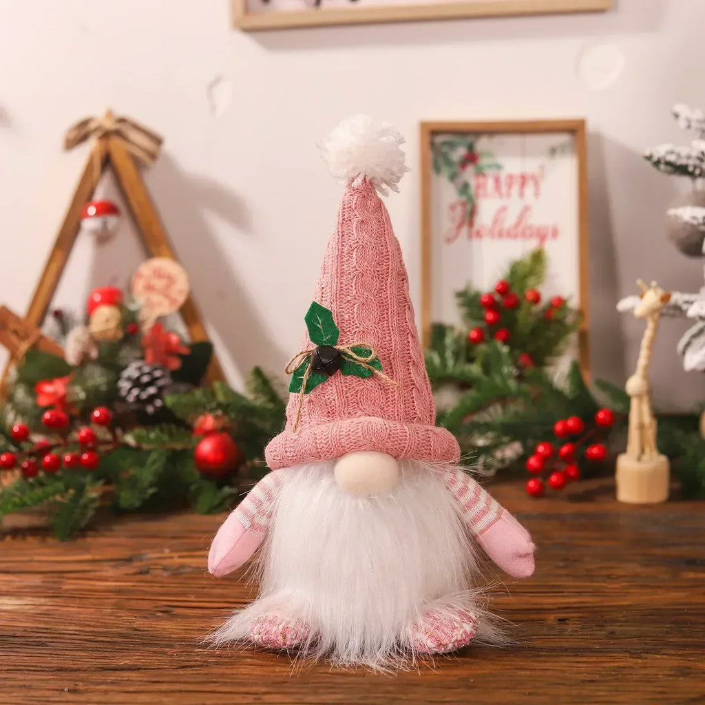 Jule nisse dekoration | LED natlys | Varm glød ferie ornament