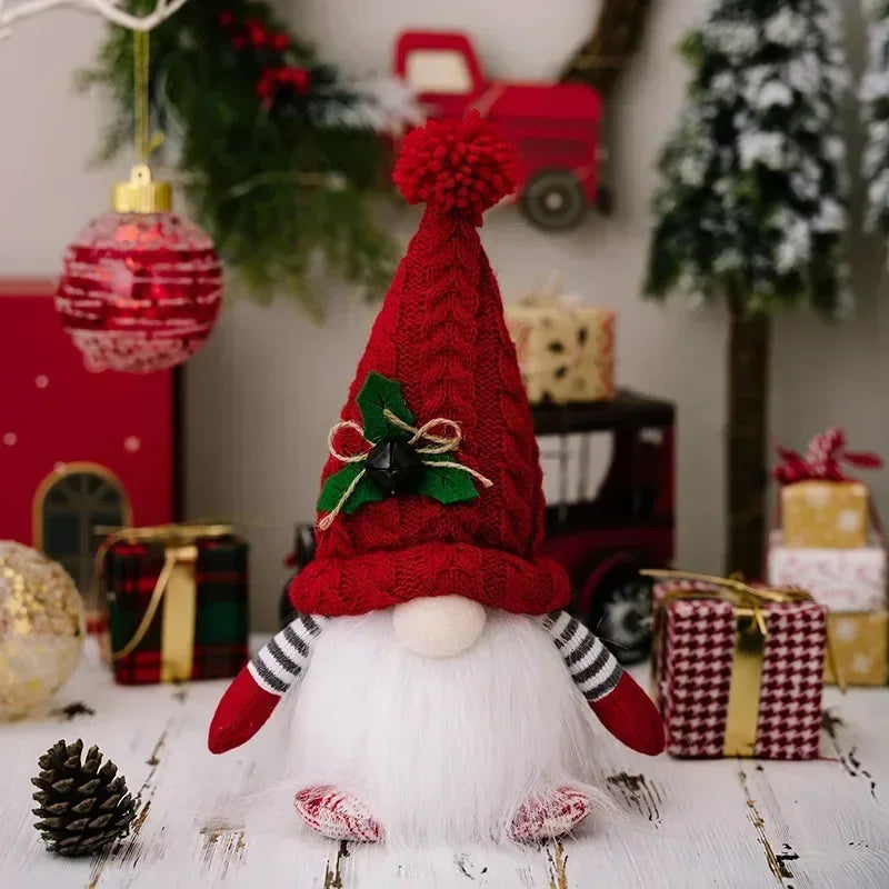 Jule nisse dekoration | LED natlys | Varm glød ferie ornament