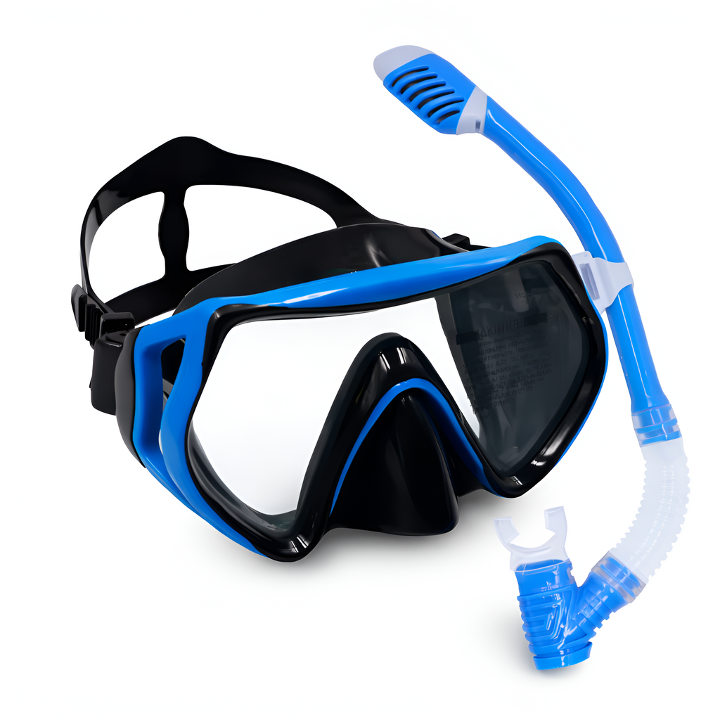 Nyrell - Børne Snorkelmaske Sæt Anti-Dug med Næsedækning