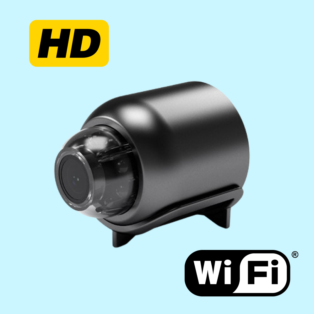 NovaGuard 1080P Mini Vandtæt WiFi Overvågningskamera med 160-Graders Nattesyn | Petprovac