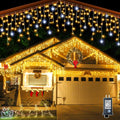 LumaWeave Hvide LED Gardinlys 4m x 0.6m Udendørs Dekor | Petprovac