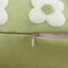 LuxeBloom Artisan Lændepude Betræk | Udsøgt marguerit broderi for et strejf af elegance og komfort i din boligindretning