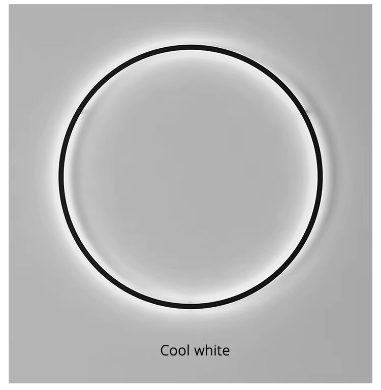 NovaHalo LumaNova Rund Væglampe til Moderne Minimalistiske Interiører