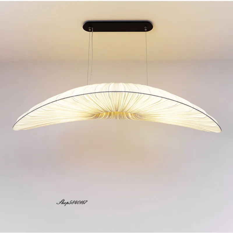 Aurelia Hvid LED Pendel Lys Sejlstof Kranse | Petprovac