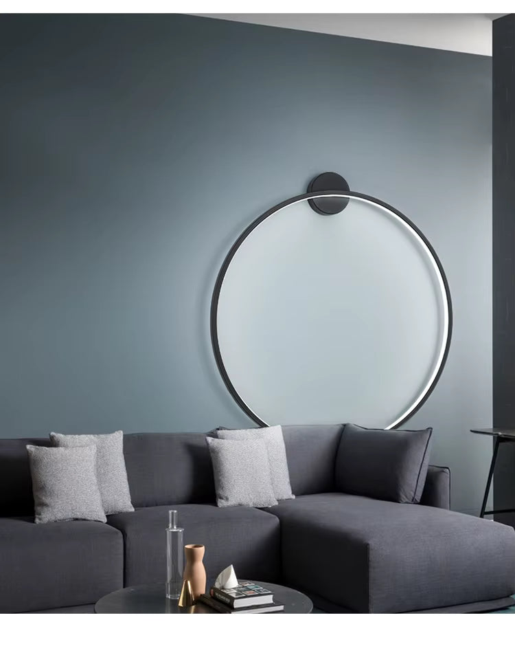 NovaHalo LumaNova Rund Væglampe til Moderne Minimalistiske Interiører