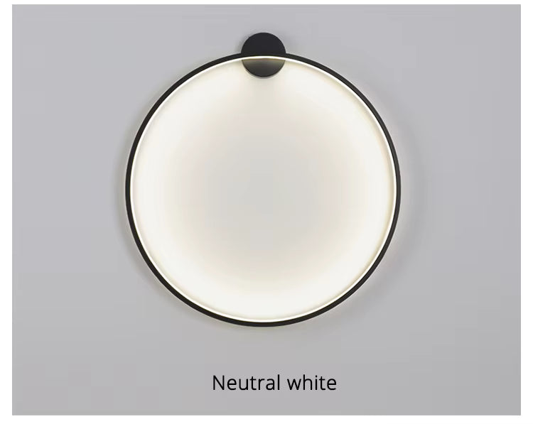 NovaHalo LumaNova Rund Væglampe til Moderne Minimalistiske Interiører