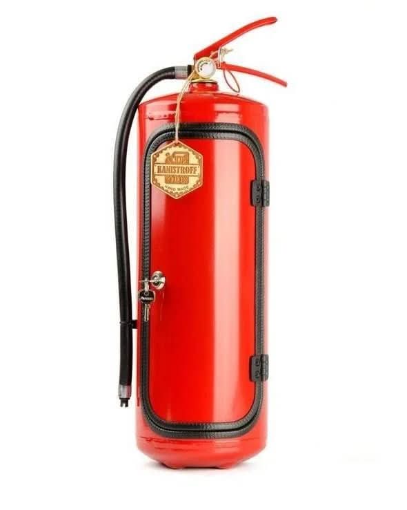 Skjult FireBar – Skjult Mini-Bar i Brandslukker-Design til Stilfuld Opbevaring af Drikkevarer