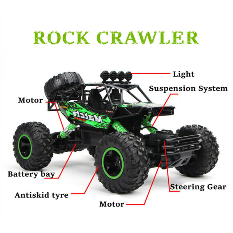 TrailBlaze X1 4WD Monster RC Truck til børn og voksne