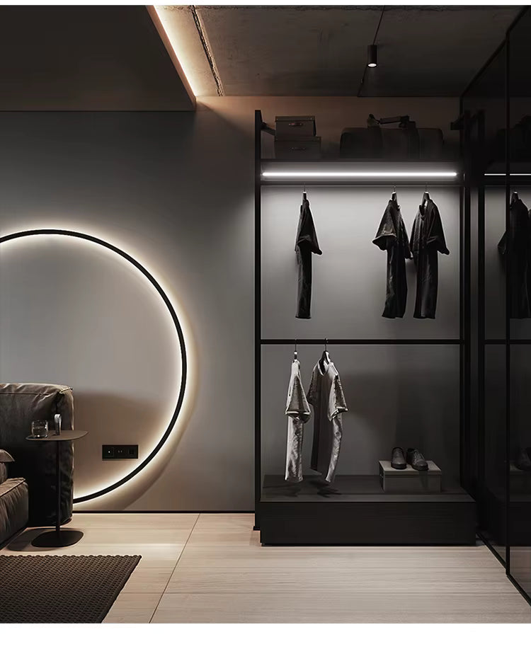 NovaHalo LumaNova Cirkulær Væglampe til Moderne Minimalistiske Interiører