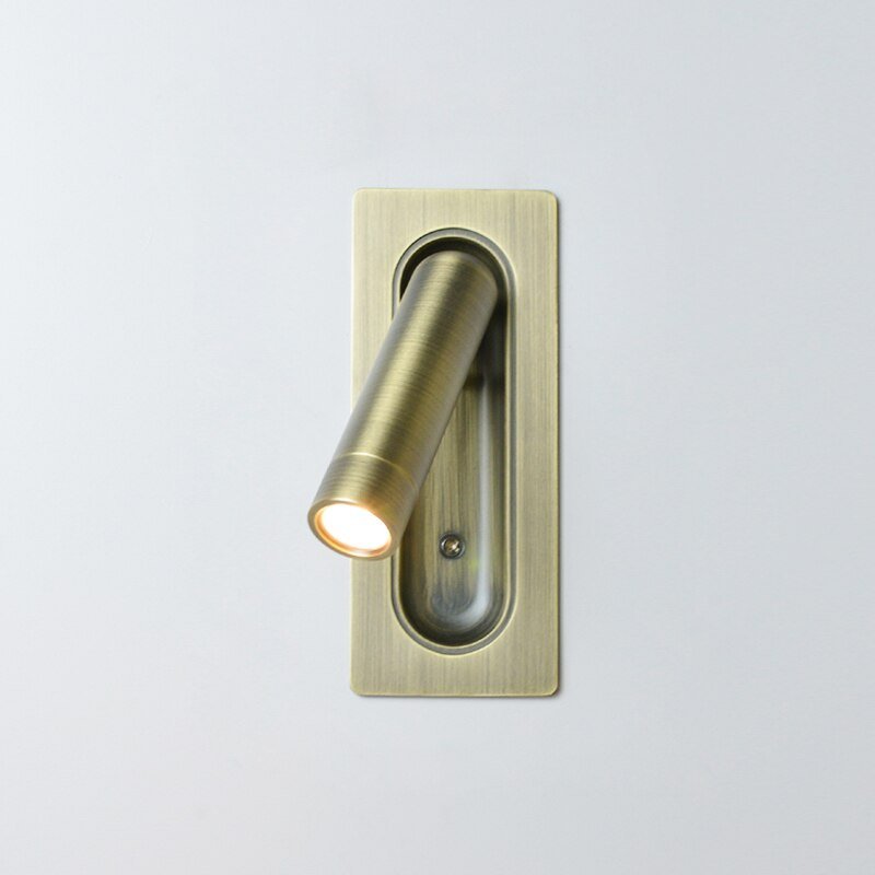 Væghængt Natbordslampe Med Rettet Læselys