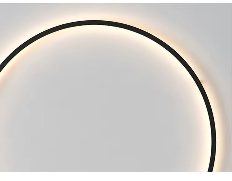 NovaHalo LumaNova Cirkulær Væglampe til Moderne Minimalistiske Interiører