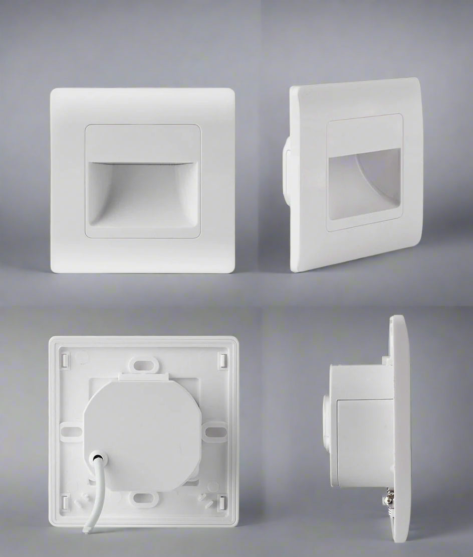 AstraLite PIR Sensor Trappe Lys med Fire Farvemuligheder
